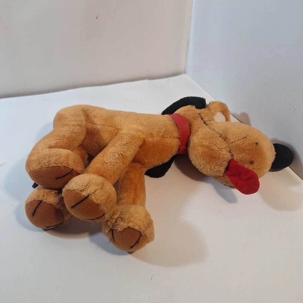 VINTAGE 1984 PLUTO DOG PLUSH DOLL‎ APPLAUSE Walt Disney Mickey Stuffed Animal